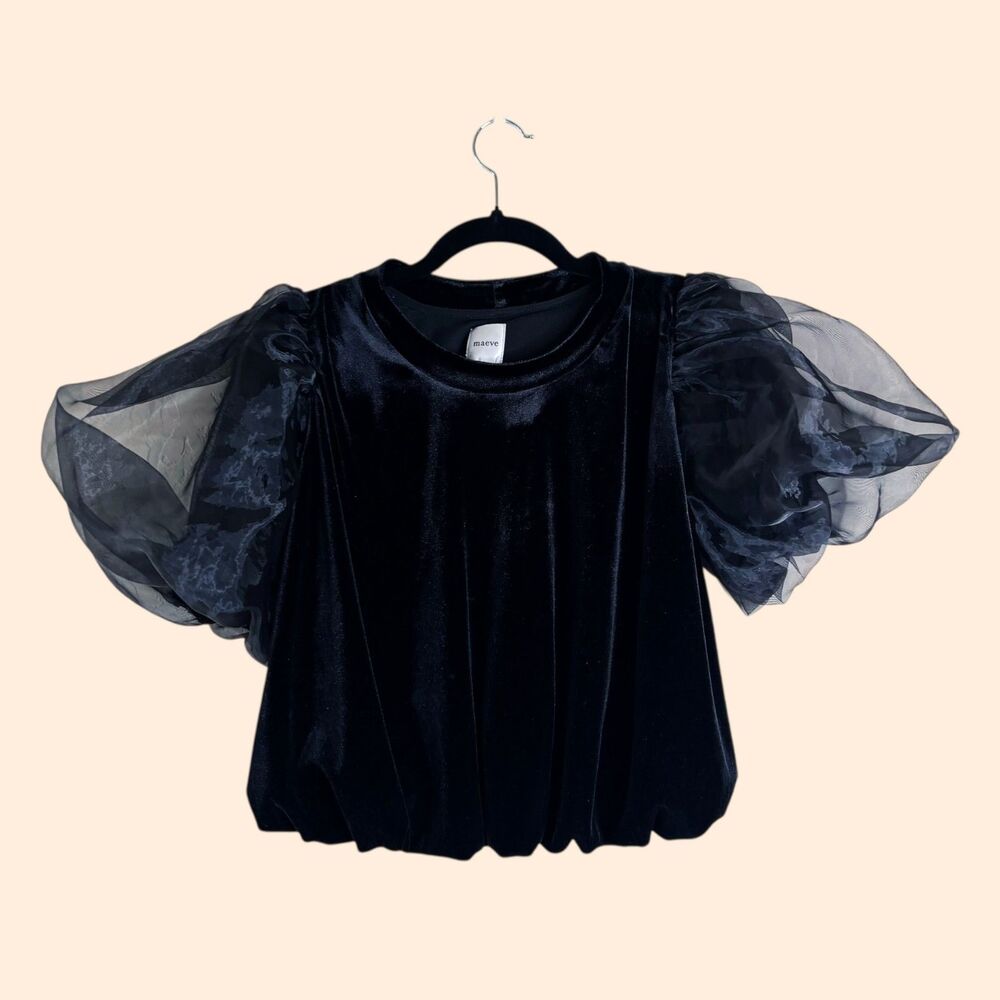 Anthropologie Maeve Puff Sleeve Blouse